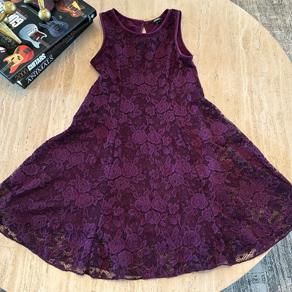 Zunie Girl Lace Dress Size 12